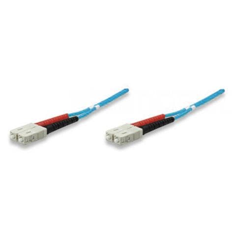 ILWL D5-B-010 / OM3 - Cavo Fibra Ottica SC / SC 50/125 Multimodale 1 m OM3 - Foto 1