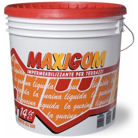 Guaina Liquida Impermeabilizzante Maxigom Laiv colore Grigio 14 Lt. Calpestabile - Foto 2