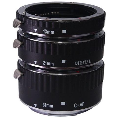 3 Tubi di prolunga (metallo) macro 13mm 21mm 31mm Auto-Focus AF x Canon - Foto 4