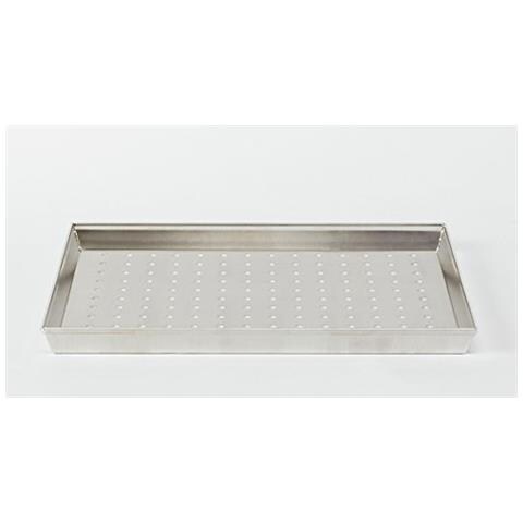 Teglia Rettangolare Microforata (foro 6mm) Lega Alluminio 3004 - Misura Cm 40x30 - Altezza Cm 3 - Foto 1