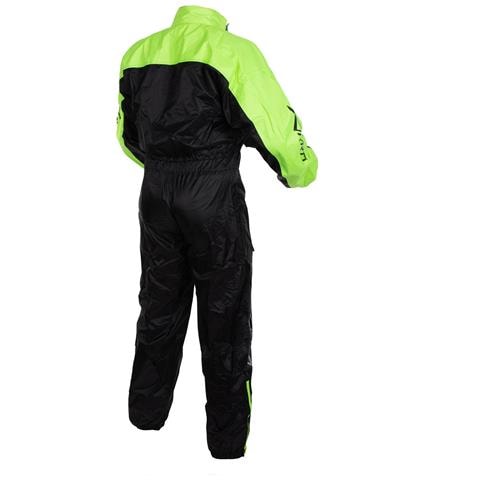 Tuta Impermeabile Antipioggia Moto Alta Visibilità Antiacqua Scooter Fluo S - Foto 2