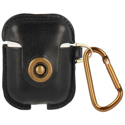 COFI 1453 - Cofi1453 Airpods 1/2 360 Gradi Caso Di Cuoio Piena Protezione  Di Caricamento Tasca Del Sacchetto Protettivo Busta Case Nero - ePRICE