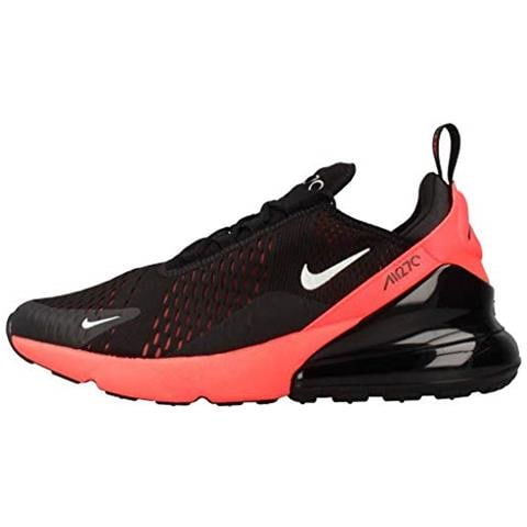 Nike Men's Air Max 270 Shoe, Scarpe Da Campo E Da Pista Uomo, Multicolor (nero / metallic Silver / bright Crimson 026), 45.5 Eu - Foto 2