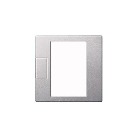 Meg5775-0460 Wandplatte / schalterabdeckung Aluminium (meg5775-0460)  - Foto 1