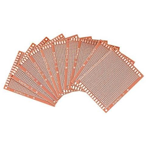 Circuito Universale Pensione 10 Pcs 7 9 Centimetri Singolo Sided Pcb Prototipo Universale Circuito Fai Da Te Di Saldatura Elettronico Accessori Progetto - Foto 1