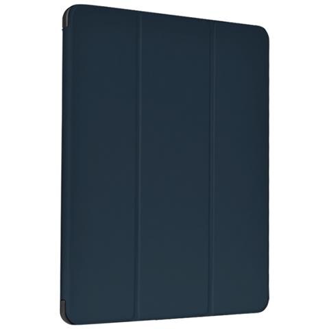 Cover Ipad Pro 12.9 2021 In Pelle Con Supporto Pencil Blu - Foto 1