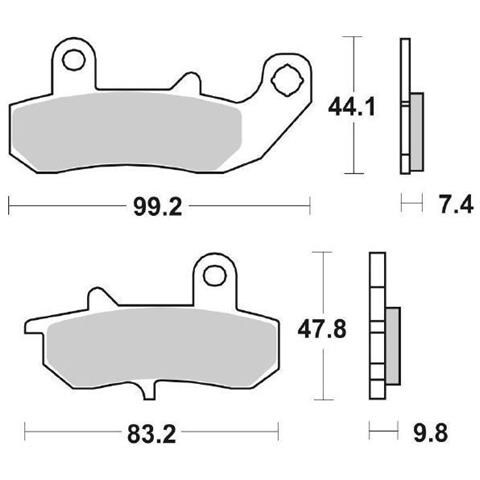 Pastiglie Freno Posteriore 635ls - Foto 1