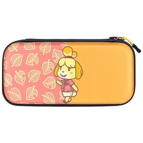 Pdp Slim Deluxe: Animal Crossing Isabelle Custodia Rigida Nintendo Arancione, Rosa - Foto 1