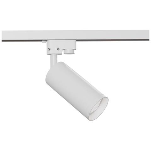 Faretto Per Binario Moderno Focus Alluminio Bianco 1 Luce - Foto 1