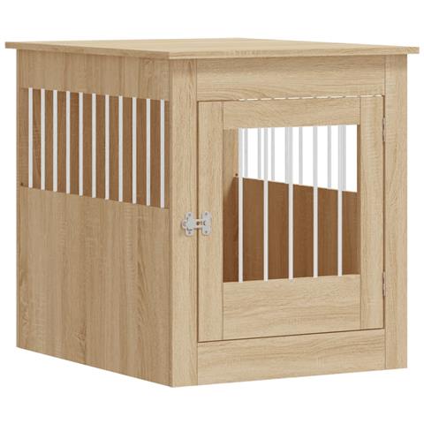 Gabbia Cani Arredamento Rovere Sonoma 64,5x80x71cm Multistrato - Foto 1