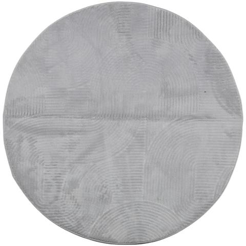 Tappeto Iza A Pelo Corto Con Aspetto Scandinavo Grigio 120 Cm - Foto 2