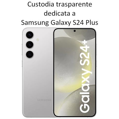 Ultra Slim Custodia Tpu Silicone 0,3mm Cover Case Per Samsung Galaxy S24 Plus Trasparente - Foto 2