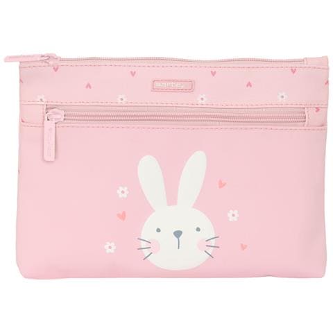 Astuccio Scuola Bunny Coniglio Rosa 23 X 16 X 3 Cm - Foto 1