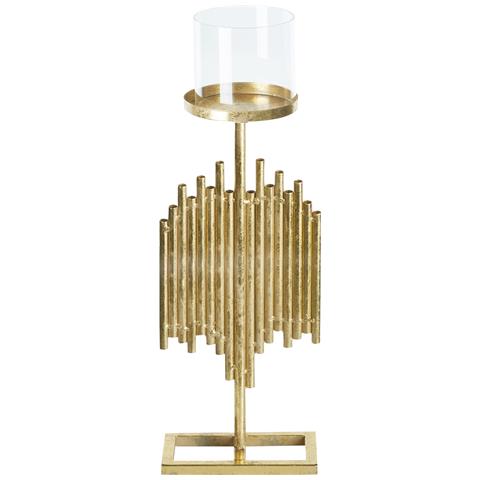 Portacandele Nias Metallo 53 Cm Oro - Foto 6