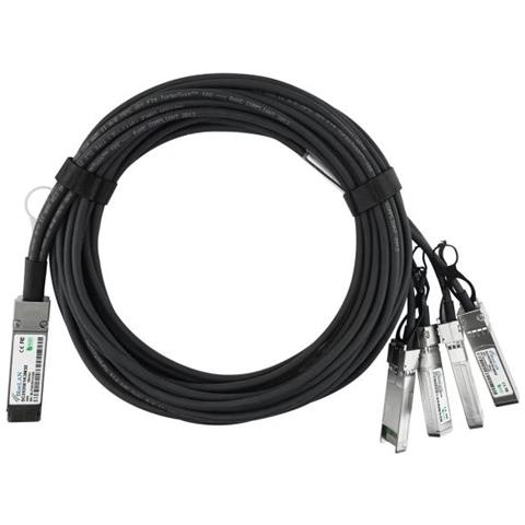 Cab-q-s-3m-bl Cavo Infiniband Qsfp 4xsfp+ Nero - Foto 1