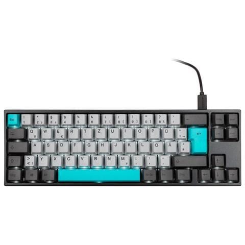 Miya Pro Moonlight TKL Tastiera Gaming per PC /Mac, MX, LED bianco - Tedesco - Grigio scuro - Foto 1