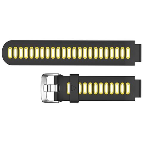 Cinturino In Silicone Per Garmin Forerunner235/220/230/620/630/735 Con Strumenti Black+yellow - Foto 2