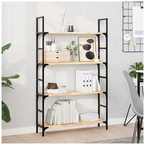 Ripiano A Parete 100x20x2 Cm Legno Massello Acacia Non Trattato - Foto 1