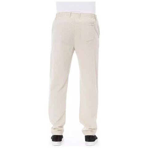 Jeans E Pantaloni In Cotone Beige - W40 - Foto 3