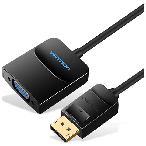 HBFBB cavo e adattatore video 0,15 m DisplayPort VGA (D-Sub) Nero - Foto 1