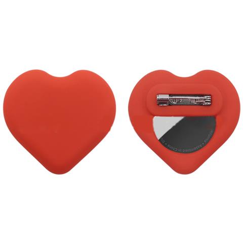 Custodia In Silicone Per Airtag Per Animali Domestici Con Spilla A Forma Di Cuore Red - Foto 1