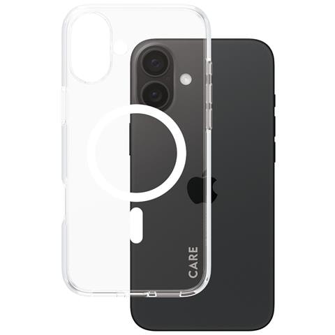 CARE by PG White MagSafe iPhone16 6.7 custodia per cellulare Cover Trasparente - Foto 1