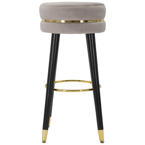 Sgabello Alto Mf437 - Grigio - Legno - 35x35x74 Cm - Foto 2