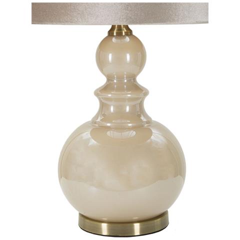 Lampada Da Tavolo Mf178 - Bianco - Metallo - 37,5x37,5x61 Cm - Foto 2