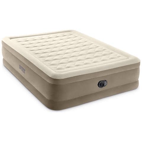 Set Materassino Gonfiabile - 203x152x46 Cm - Beige - Include Accessori Coordinati Cb21 - Foto 2