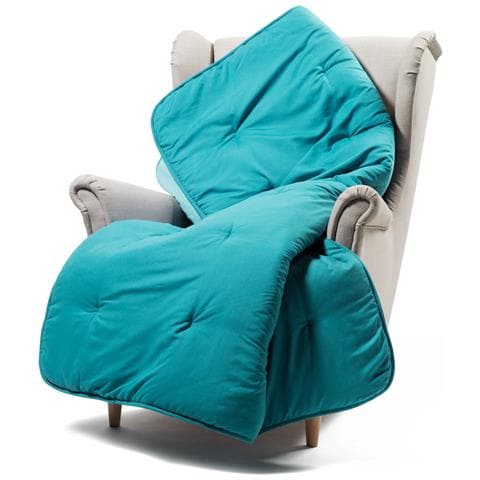 Scaldotto Cm 130x170 Modern Kim In Microfibra Colore Turchese Misura Cm 130x170 - Foto 3