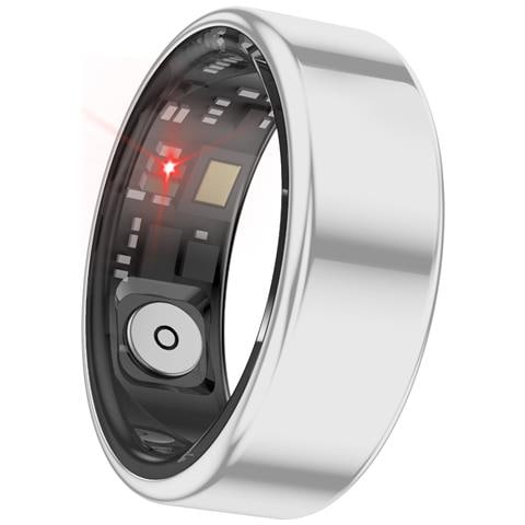 Anello Intelligente Impermeabile Ip68+5atm Con Monitoraggio Salute E Controllo Remoto Silver - Foto 1