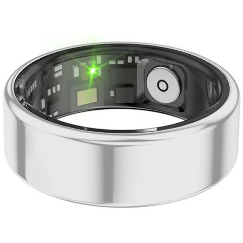 Anello Intelligente Impermeabile Ip68+5atm Con Monitoraggio Salute E Controllo Remoto Silver - Foto 2