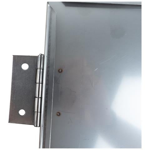 Portatarga Con Cerniera In Acciaio Inox 165x165mm - Foto 5