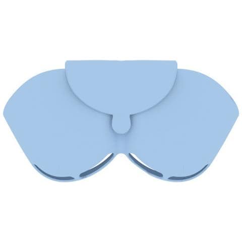Set Di Custodie Protettive In Silicone 5-in-1 Per Airpods Max: Archetto, Fascia, Cuscinetti, Scocca E Borsa - Compatibile Con Apple Airpods Max Lightblue - Foto 2