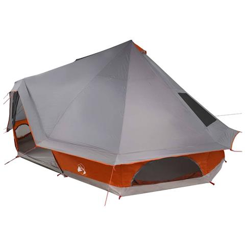 Tenda Tipi Familiare Grigio e arancione 680 x 430 x 270 cm - Foto 1