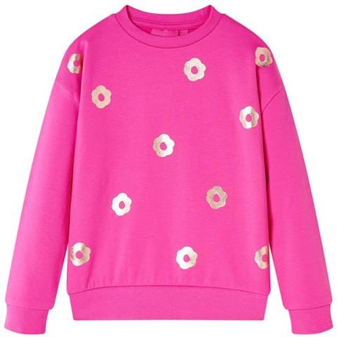 Felpa da Bambina Rosa Scuro 116 - Foto 1