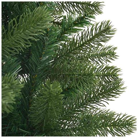 Albero di Natale artificiale con 150 LED Verde 150 cm PE e PVC - Foto 9