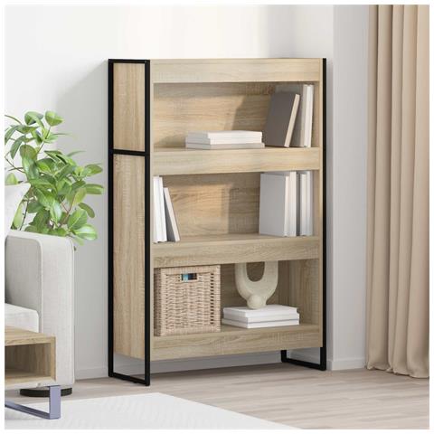 Armadio per Libri Sonoma 80 x 30 x 155 cm Legno multistrato - Foto 2