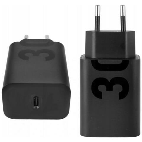 Caricabatterie Originale Da Parete Per Casa Usb Mc-309 Turbo Power 30w Black Bulk - Foto 1