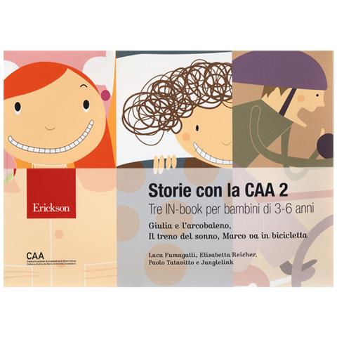 Luca Fumagalli - Storie con la CAA 2. Tre in-book per bambini di 3-6 anni: Giulia e l'arcobaleno-Il treno del sonno-Marco va in bicicletta. Nuova ediz. - Foto 1