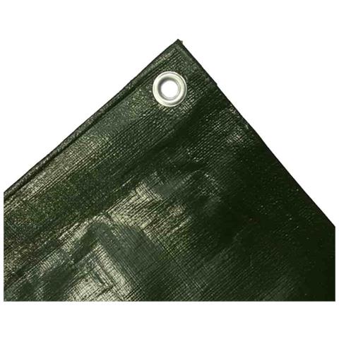 Telo Impermeabile 280g/m²  Telo Di Copertura Verde  Resistente  Occhiellato  Stabilizzato Uv  2x3m (6m²) - Foto 1