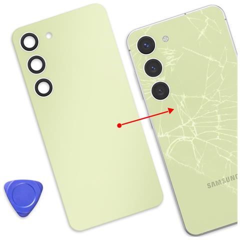 Coperchio Batteria Di Ricambio Per Galaxy S23 Con Adesivo Integrato - Foto 2