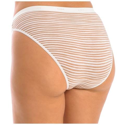 Confezione Da 3 Mutandine Slips Cotone Elasticizzato D4c17 Per Donna - Foto 2