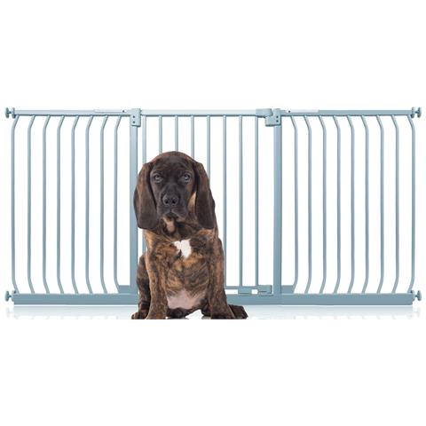 Bettacare Cancelletto Per Cani Elite Con Montaggio A Pressione, 188cm - 197cm, Grigio Opaco - Foto 1