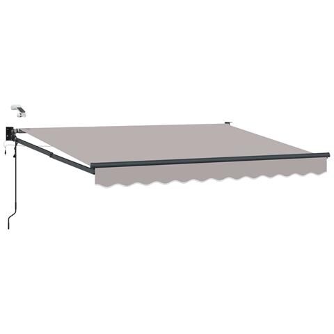 Tettuccio Elettrico Retrattile Grigio chiaro 3 x 2,5 m - Foto 1