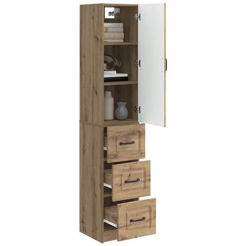 Set di armadi 2 pcs Rovere Artigianale 33 x 34,5 x 87 cm - Foto 2