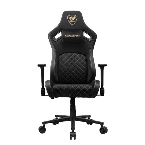 CGR-DFF-GLB Sedia da gaming per PC Sedia imbottita tappezzata Nero, Oro - Foto 1