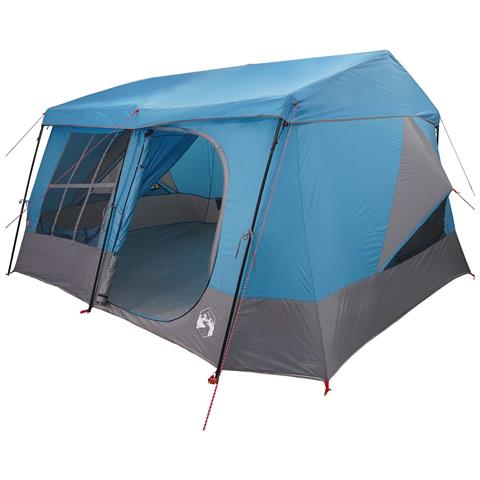 Tenda familiare con telo da pioggia resistente all'acqua Blu - Foto 1