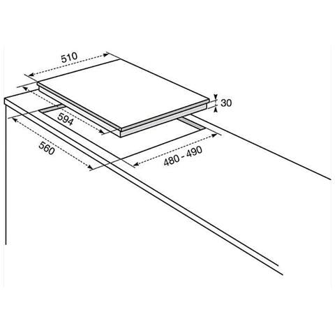 PX640ROV Serie Rustico Soft Piano Cottura a Gas 4 Zone Cottura Colore Inox Antimpronta - Foto 2