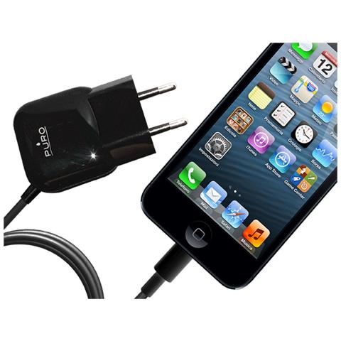 Mini Carica Batterie Da Viaggio Apple Lightning 2.1a Mfi Nero - Foto 3